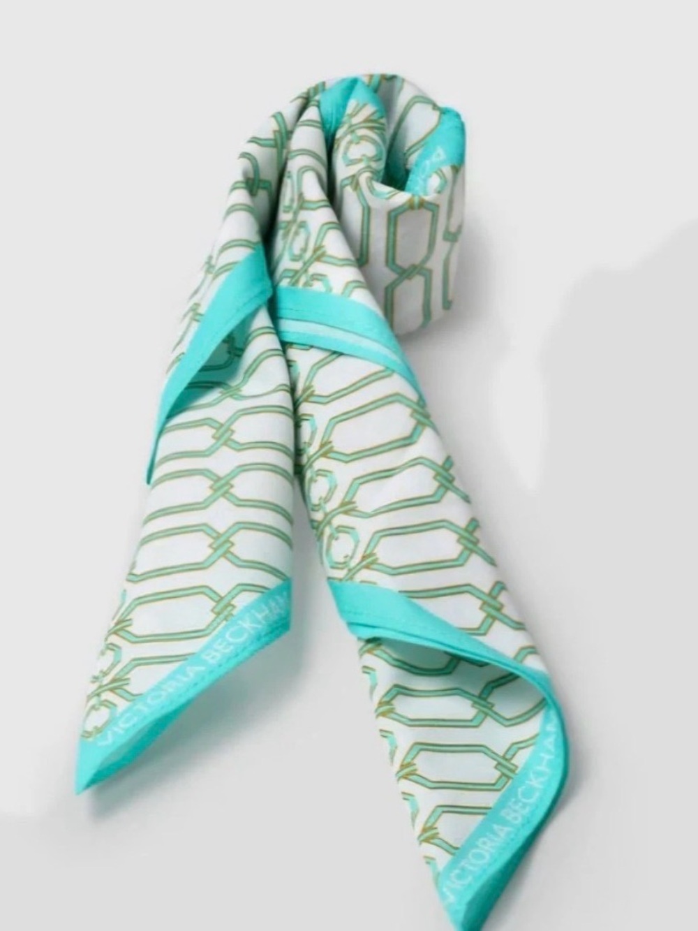 Victoria Beckham New Limited-edition Portofino '97  Scarf 20" X 20" 100% cotton